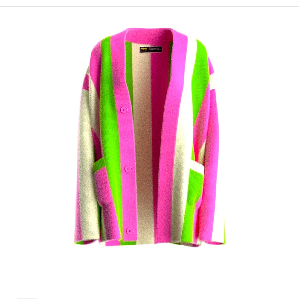 Finesse Multi Striped Cardigan